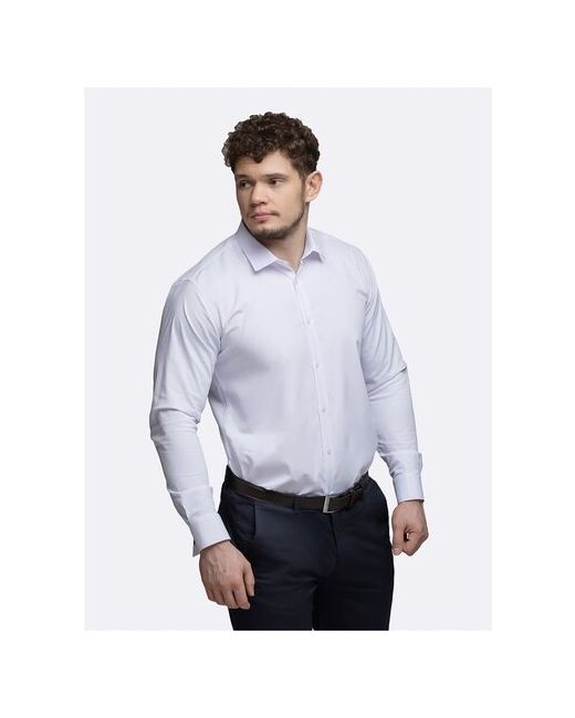 Simple Рубашка классическая с запонками хлопок