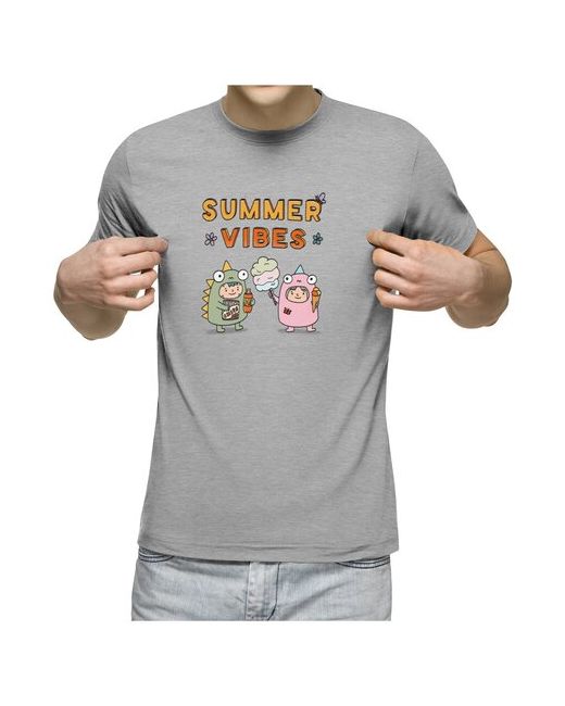 US Basic футболка summer vibe летняя атмосфера L