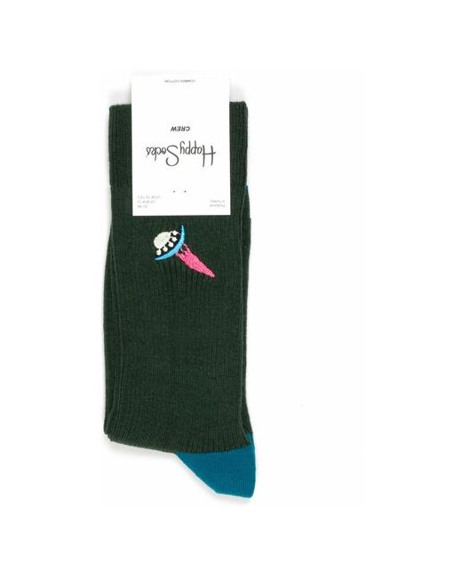 Happy Socks Ribbed Embroidery Ufo носки с вышивкой НЛО 41-46