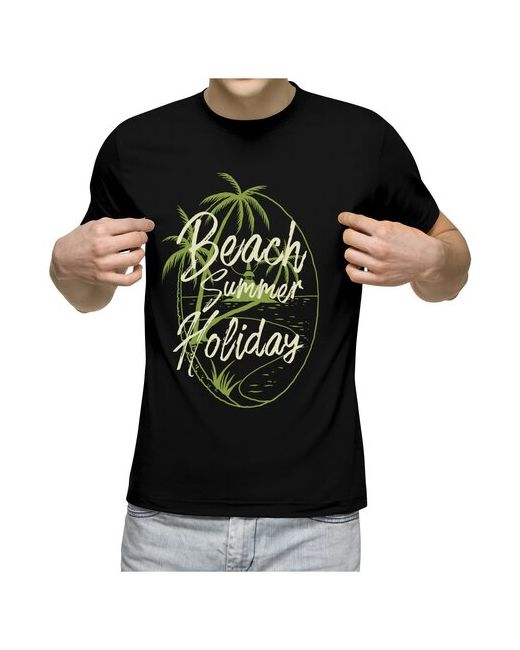 US Basic футболка Beach summer holiday M темно-
