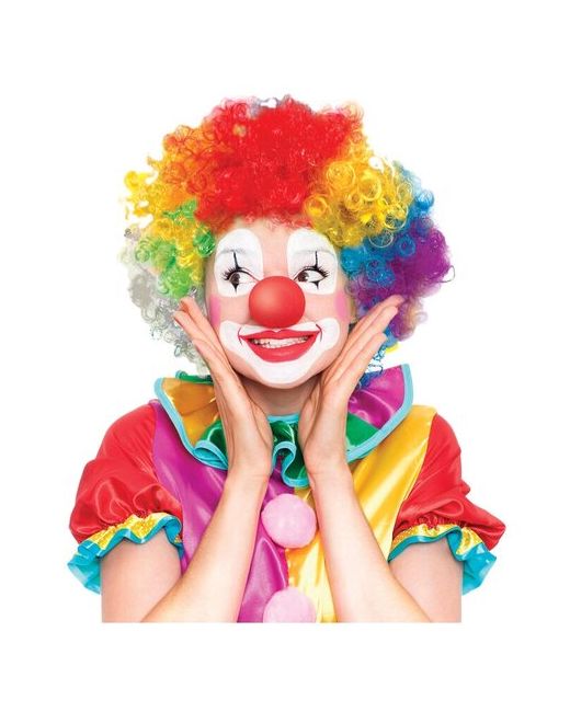 Веселуха Карнавальный парик Клоунский разноцветный 1 шт