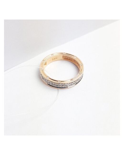 Ювелирная компания «титул» Обручальное кольцо из золота с бриллиантами р-р 15 1111125-01