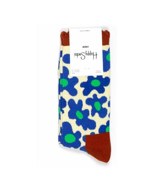 Happy Socks Flower Shot носки с цветочным узором 36-40
