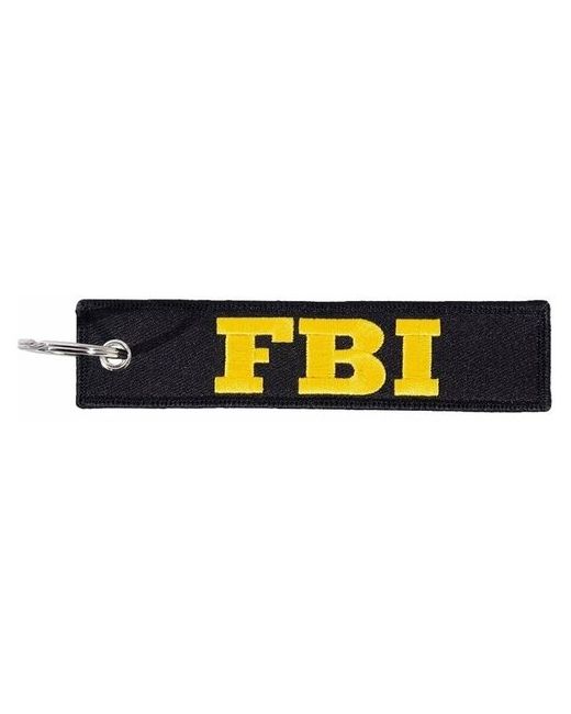 Mashinokom Тканевый брелок для авто мото портфеля ключей рюкзака сумки ремувка с вышивкой FBI ФБР