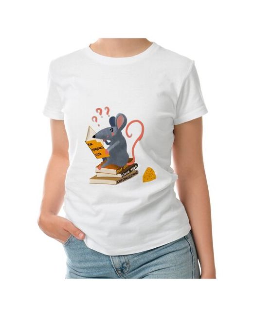 Roly футболка Библиотечная крыса умная M
