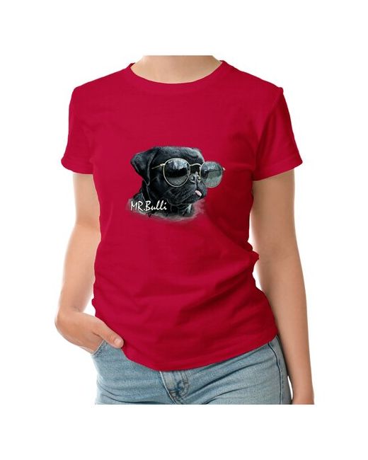 Roly футболка Mr.Bulli французский бульдог в очках собака рисунок S