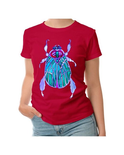Roly футболка Бирюзовый скарабей насекомое XL