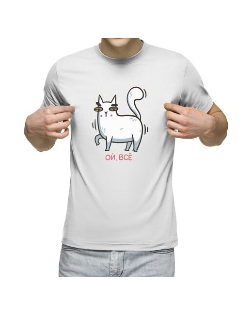 US Basic футболка кот говорит ой всё XL