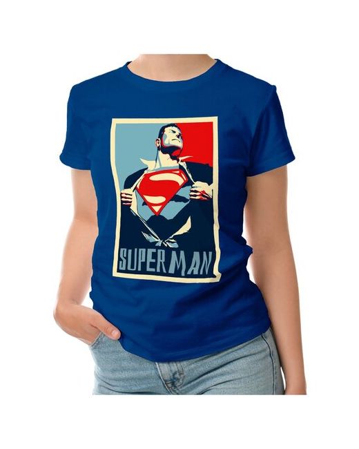 Roly футболка Superman супермен марвел marvel комиксы L темно-