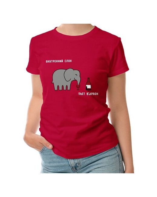 Roly футболка Внутренний слон пьёт бурбон S