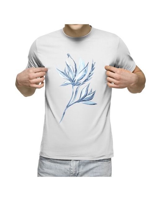 US Basic футболка Волшебный цветок индиго XL