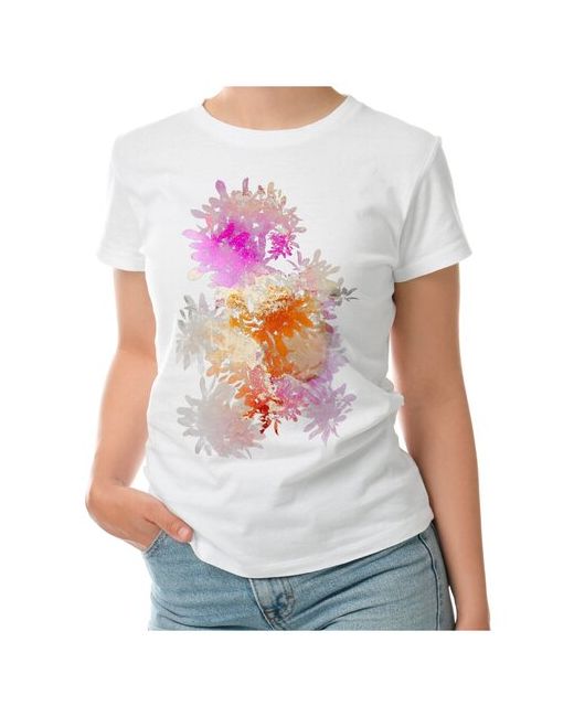 Roly футболка Абстрактные цветы XL