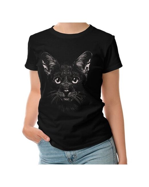 Roly футболка Абиссинская кошка Портрет кота карандашом L