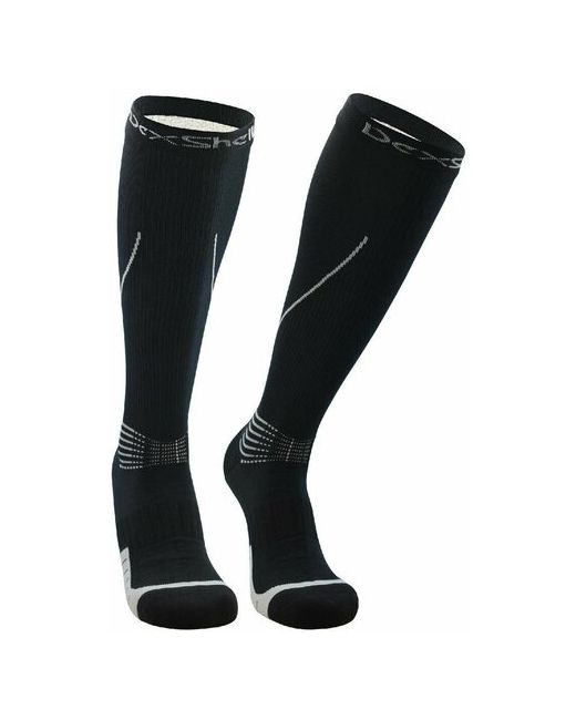 DexShell Водонепроницаемые носки Mudder 39-42 Черные с серыми полосками