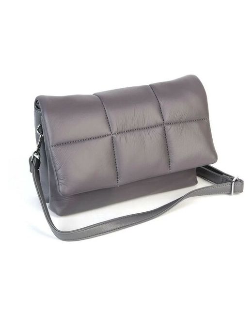 Fuzi House сумка-клатч из эко кожи с тремя отделениями 2204-8 Грей 126160