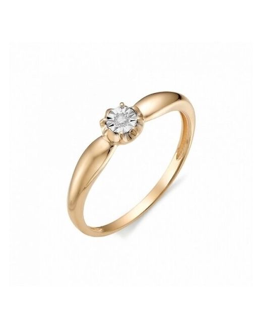 Алькор Золотое кольцо с бриллиантами 11965-100