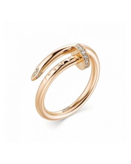 Алькор Женское золотое кольцо с бриллиантом 12998-100
