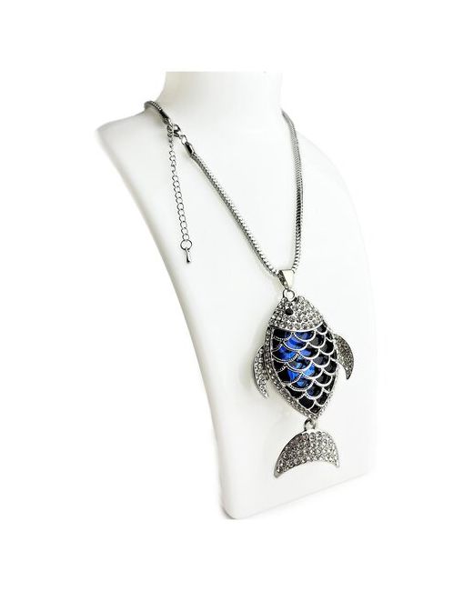 Fashion Jewelry Кулон-подвеска Рыба крупный кулон на цепочке