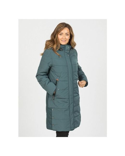 Nortfolk Пальто зимнее утепленное больших размеров зима с капюшоном 009480Y20NB куртка зимняя бирюза размер 60