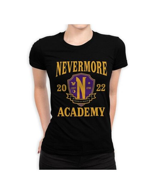 Dream Shirts Футболка с принтом Сериал Уэнсдей Wednesday Аддамс Addams Академия Невермор Nevermore Academy S