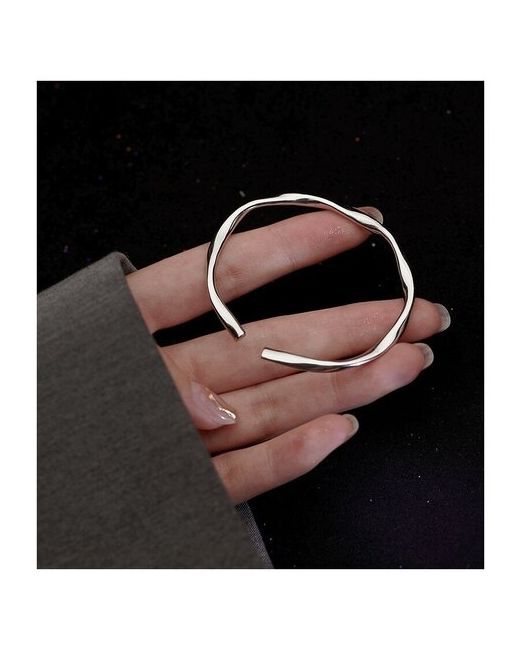 Без бренда Браслет серебро Минимализм браслет на руку для широкий в минималистичном стиле серебряный бижутерия
