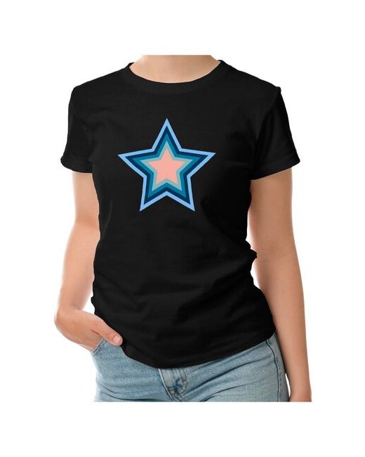 Roly футболка Геометрическая ретро звезда M