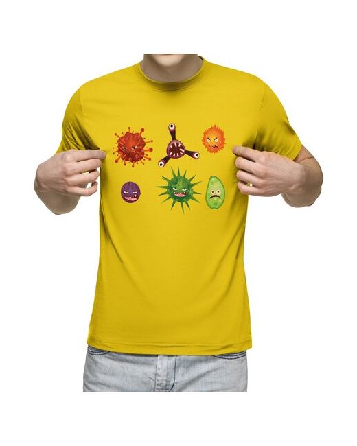 US Basic футболка Злые вирусы и бактерии L