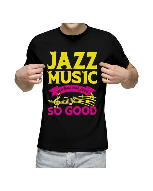 US Basic футболка Джаз Jazz Music Makes Me Feel So Good S