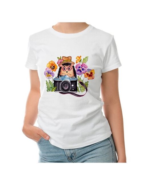 Roly футболка ежик и фотоаппарат XL темно-