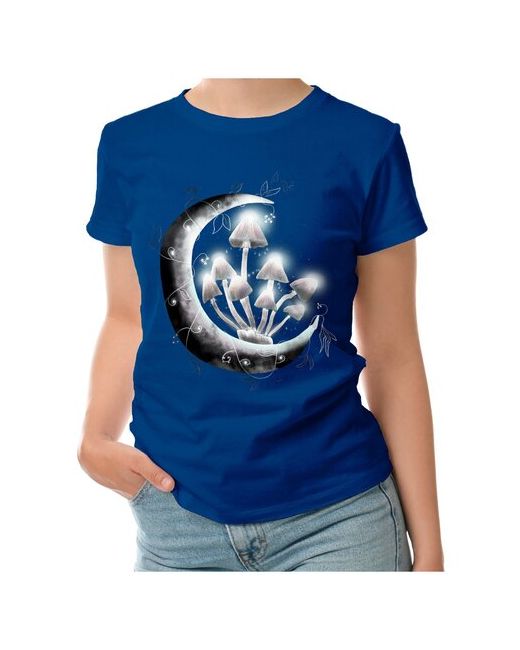 Roly Женская футболка Грибы и луна L