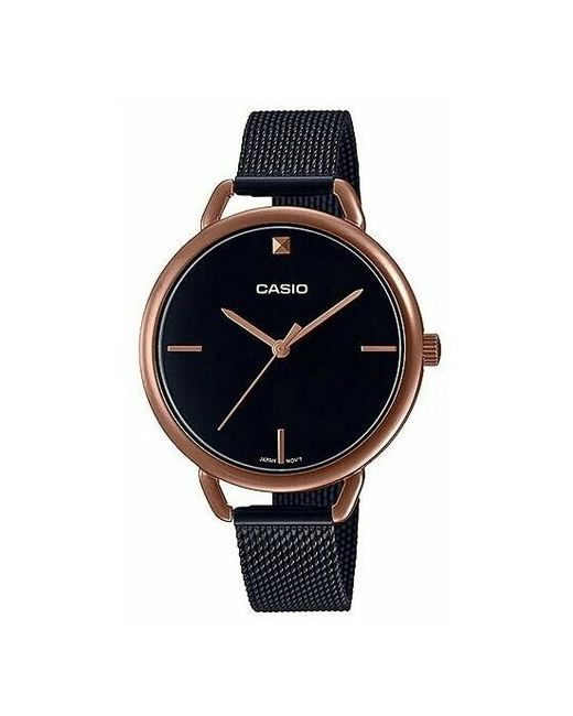 Casio LTP-E415MBR-1C кварцевые наручные часы со штриховыми индексами