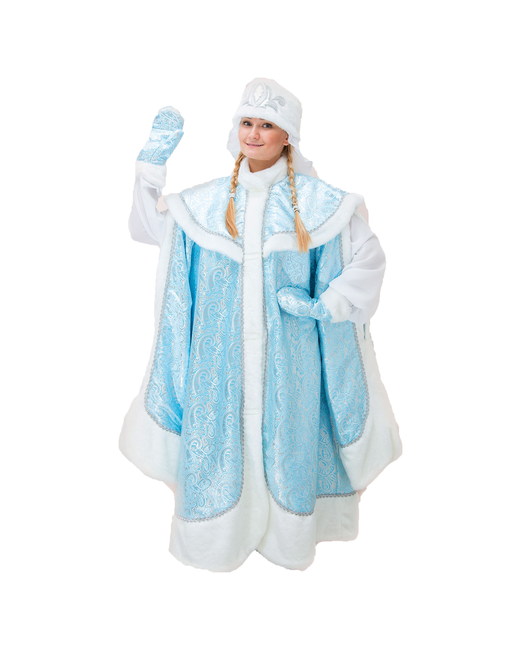 Бока Карнавальный костюм Снегурочка-боярыня р-р 44-48 рост 170 см