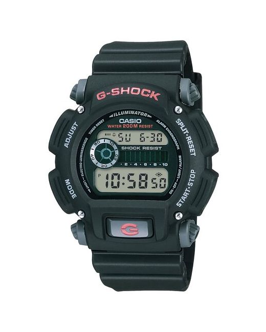 Casio Спортивные японские часы G-Shock DW-9052-1V с хронографом гарантией