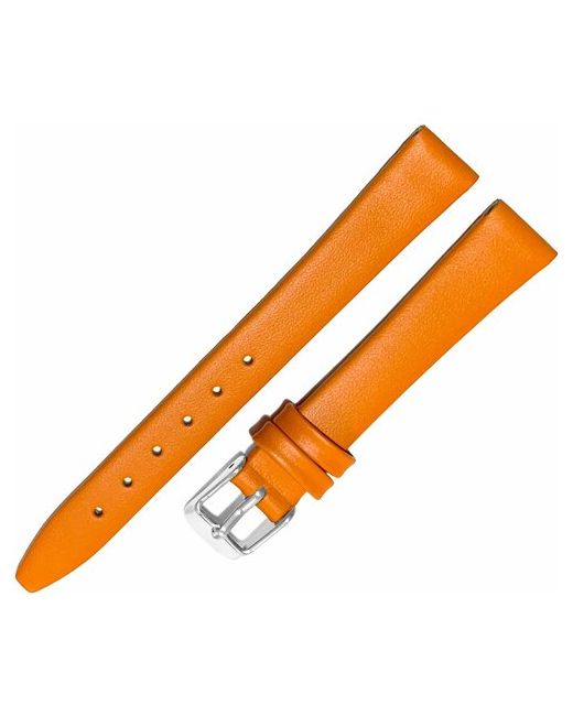 Ardi Ремешок 1203-01 оранж Classic кожаный ремень 12 мм для часов наручных из натуральной кожи гладкий матовый