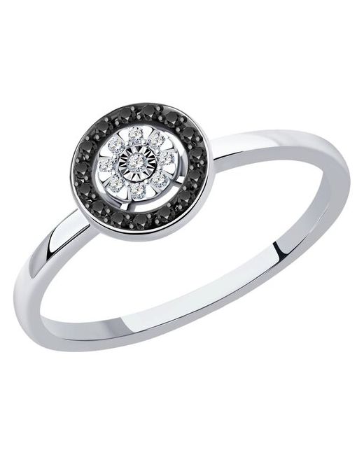 Sokolov Кольцо Diamonds из белого золота с бриллиантами 7010090-3 размер 16.5
