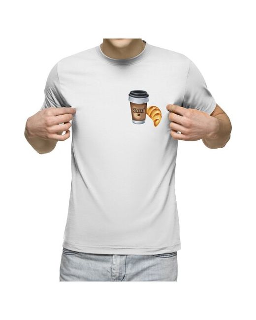 US Basic футболка Кофе с круассаном XL