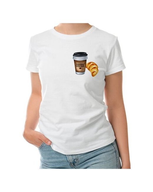 Roly футболка Кофе с круассаном 2XL