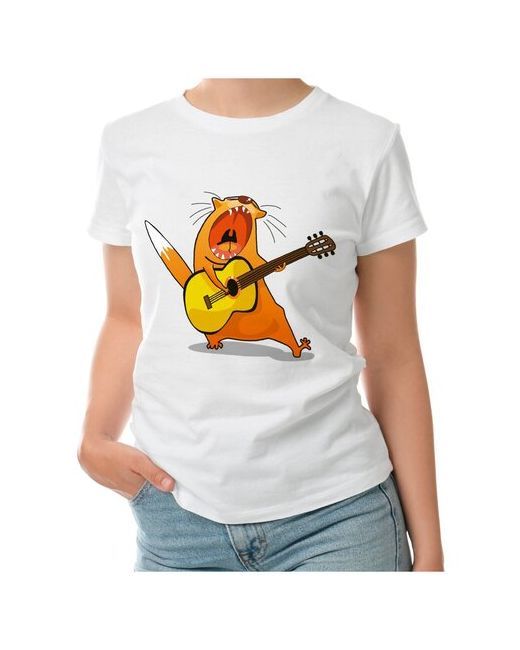 Roly футболка кот с гитарой XL
