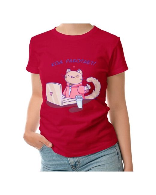 Roly футболка кот-айтишник L