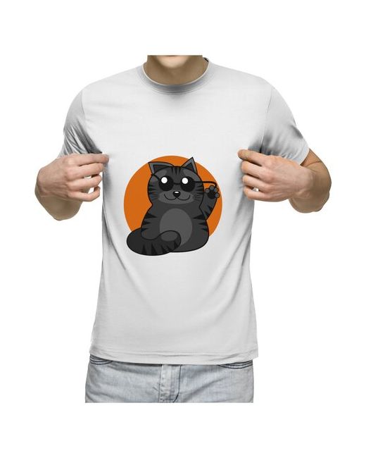 US Basic футболка кот в очках 2XL
