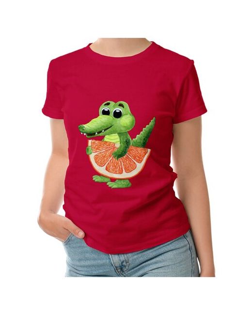 Roly футболка Крокодил и апельсин XL