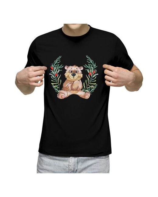 US Basic футболка Медвежонок L меланж