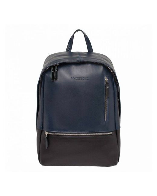 Lakestone кожаный рюкзак Adams Dark Blue/Black 918302/DBB