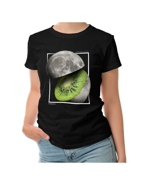 Roly футболка Луна фрукт Киви в разрезе M