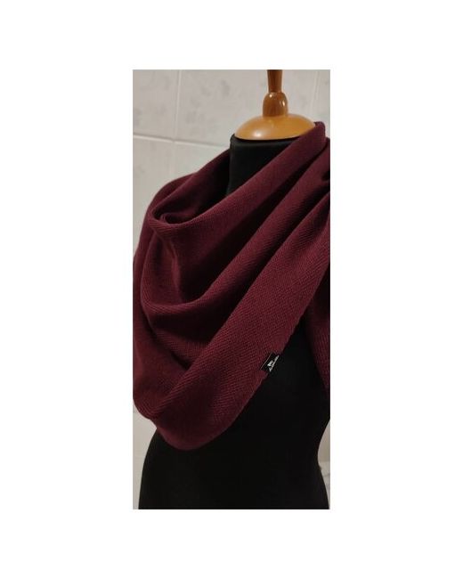 Lastochka_knit_wear Бактус косынка шейный платок 100 мериносовая шерсть винный