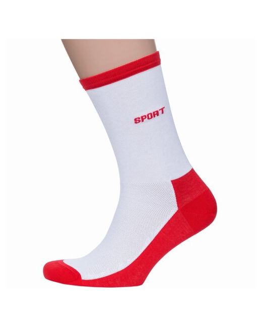Lorenzline спортивные носки красно-белые размер 29