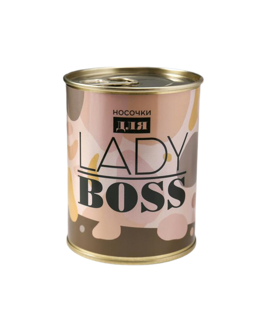 Market-Space Носки в банке Для Lady Boss микс