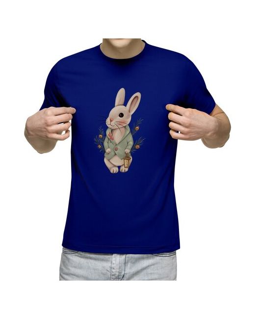 US Basic футболка Милый кролик с фонариком M