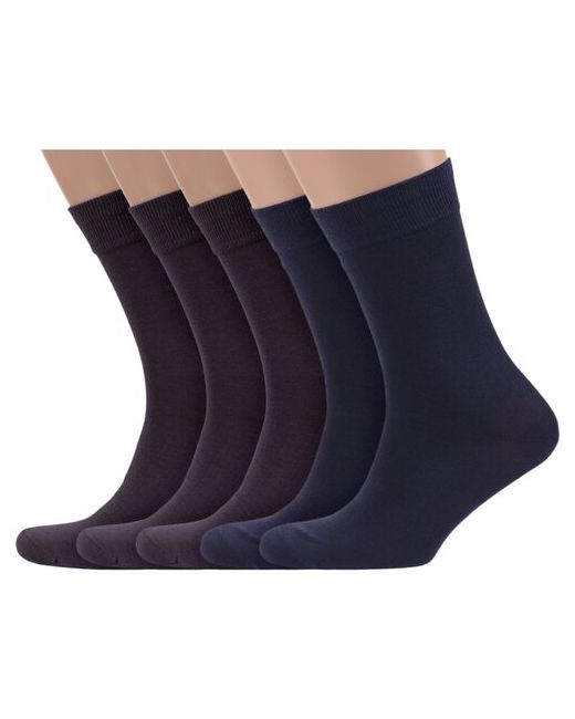 Lorenzline Комплект из 5 пар мужских носков микс 11 размер 27 41-42