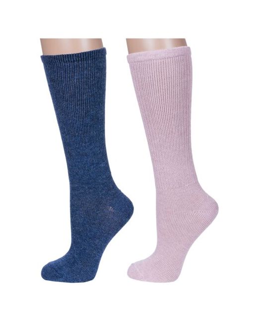Mark Formelle Комплект из 2 пар женских носков с вискозой и ангорой микс 1 размер 25-27